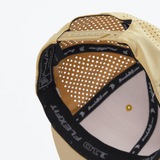 Walkoff Wood Bat Co. - Perforated Desert Hat with Rubber Rectangle Logo Patch