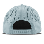 Walkoff Wood Bat Co. - Curved Bill 5-Panel Rope Sky Blue Hat with Rubber Circle Logo Patch