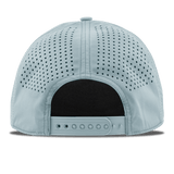 Walkoff Wood Bat Co. - Curved Bill 5-Panel Rope Sky Blue Hat with Rubber Circle Logo Patch