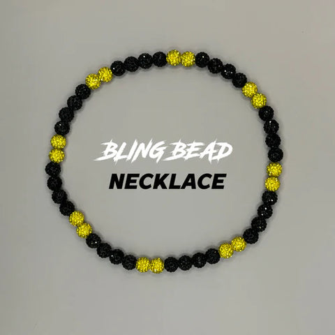 RAD - Bling Bead Necklace (Black/Yellow)