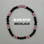 RAD - Bling Bead Necklace (Black/Pink)