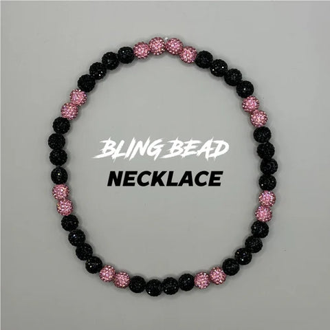 RAD - Bling Bead Necklace (Black/Pink)