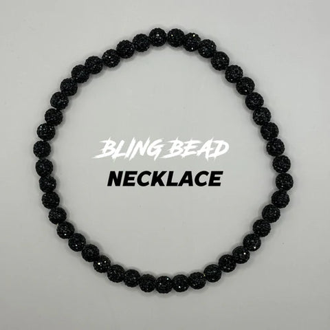 RAD - Bling Bead Necklace (All Black)