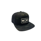 Walkoff Wood Bat Co. - Perforated Camo Hat with Rubber Rectangle Logo Patch
