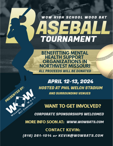 WOW High School Wood Bat Baseball Tournament- Daily Admission Ticket/ Raffle Ticket