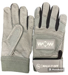 Batting Gloves-Gray with Black