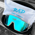 RAD - Drip Shades Sunglasses - Frosted Clear Frames