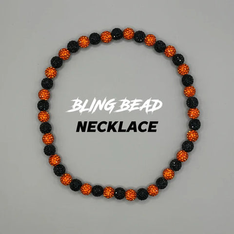 RAD - Bling Bead Necklace (Black/Orange)
