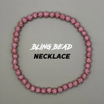 RAD - Bling Bead Necklace ( All Pink)