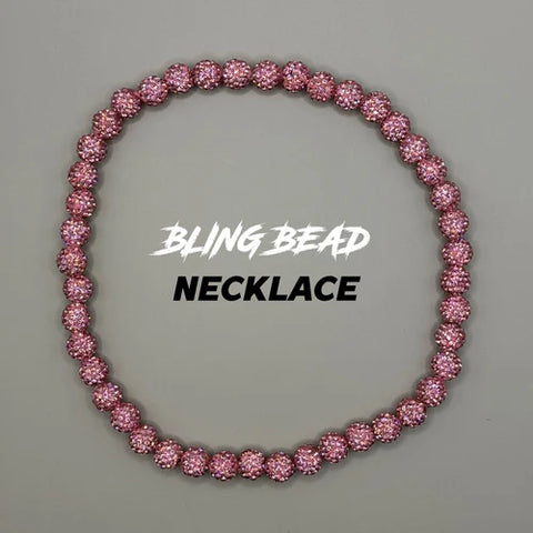 RAD - Bling Bead Necklace ( All Pink)