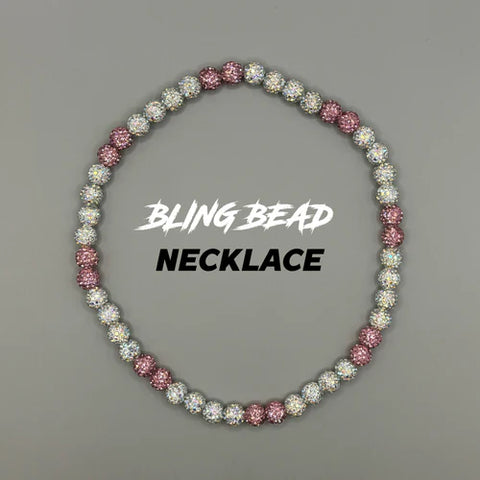 RAD - Bling Bead Necklace (Pink/White)